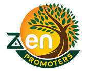 Zen Promoters real estate logo representing a trusted property development brand